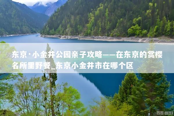 东京·小金井公园亲子攻略——在东京的赏樱名所里野餐_东京小金井市在哪个区