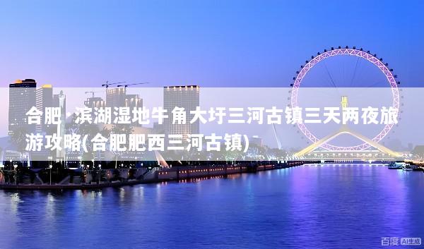 合肥·滨湖湿地牛角大圩三河古镇三天两夜旅游攻略(合肥肥西三河古镇)